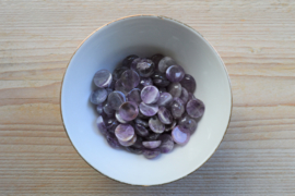 Amethyst coin cabochon ca. 14 mm