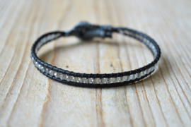 Armband met 3 mm facet Labradoriet