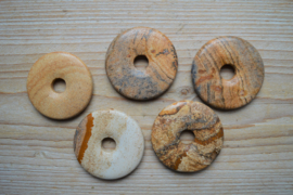 Donut Landschaps Jaspis ca. 47 mm