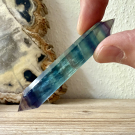 Regenboog Fluoriet gepolijste dubbeleinder C