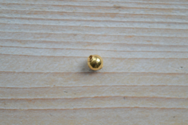 Perle Sterling Silber vergoldet ca. 7,5 x 6 mm