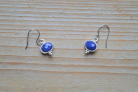 Sterling zilver Oorbellen met Lapis Lazuli