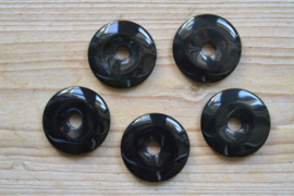 Donut Onyx ca. 40 mm per stuk