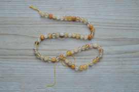 Limonit Quartz/Golden Healer runde Perlen ca. 6 mm
