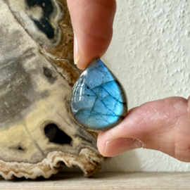 Labradoriet cabochon ca. 22 x 27 mm
