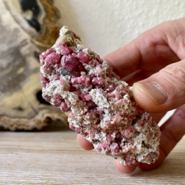 Rhodoliet/Framboos Granaat cluster