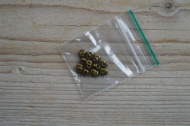 Bronskleurige knijpkraalverbergers ca. 4 mm 20 stuks