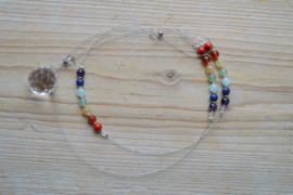 DIY Suncatcher met 7 Chakra edelsteen kralen