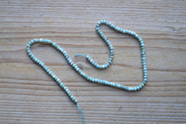 Larimar gefacetteerde rondellen ca. 3 x 4 mm A klasse
