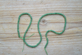 Aventurijn ronde kralen ca. 3 mm (seedbeads)