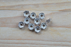 Rhinestone Perlen ca. 8 mm pro 10 stück