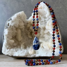 Carneool-Sodaliet-Tijgeroog Mala