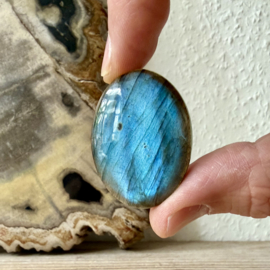 Labradoriet cabochon ca. 28 x 39 mm