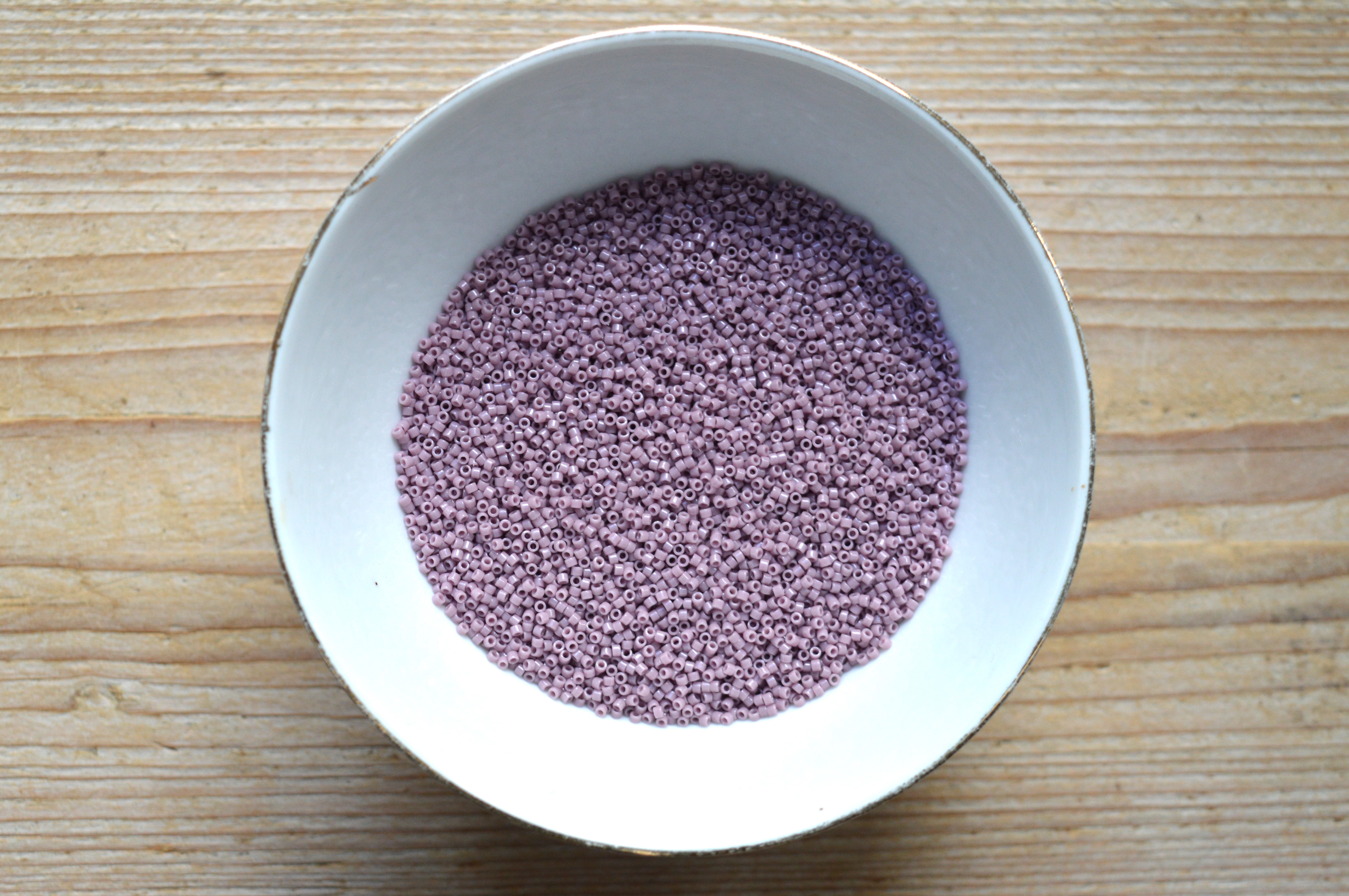 Miyuki Delica’s 11-728 Opaque Mauve (per 5 gram)
