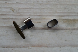 Hakenverschluss (edelstahl) für 5 mm ca. 20 x 24 mm