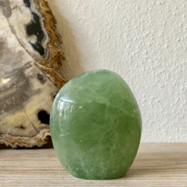 Groene Fluoriet gepolijste sculptuur