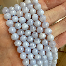 Chalcedoon ronde kralen ca. 8 mm