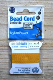 Griffin nylonpower geel dikte 0,7 mm (No 6)