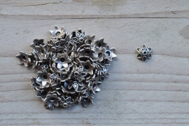 Metalen kraalkap ca. 10 mm per 10 stuks