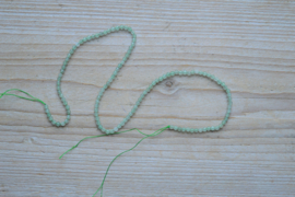 Aventurijn gefacetteerde ronde kralen ca. 3 mm (seedbeads)