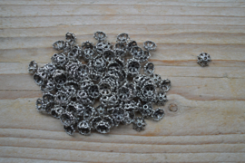 Metalen kraalkap ca. 7 mm per 10 stuks