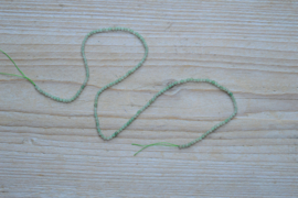 Aventurijn gefacetteerde ronde kralen ca.2,5 mm (seedbeads)