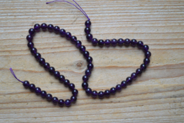 Amethist ronde kralen ca. 6 mm A klasse