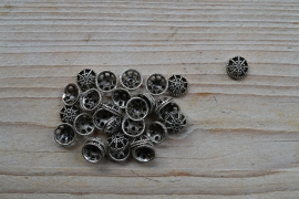 Metalen kraalkap ca. 11 mm per 10 stuks