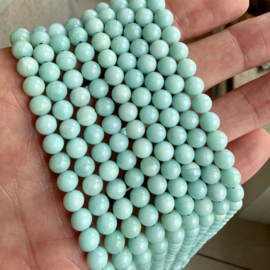 Amazoniet runde Perlen A klasse 6 mm