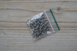 Metalen ringetjes open 6 mm