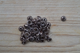 Metalen kraalkap ca. 10 mm per 10 stuks