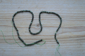 Serafiniet gefacetteerde ronde kralen ca. 3 mm (seedbeads)