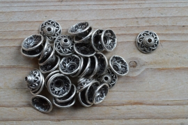 Metalen kraalkap ca. 14 mm per 10 stuks