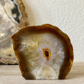 Agaat waxinelicht houder