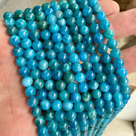 Apatit runde Perlen 6 mm A klasse
