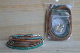 DIY Pakket Armband XL H Turquoise