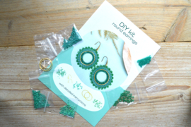 DIY Pakket Oorbellen Goud/Turquoise