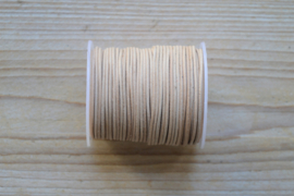 Rundleer 1.5 mm Naturel per meter