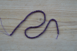 Amethyst facettierte runde Perlen 4 mm AB klasse