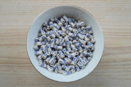 Delft Blaue Perle 'Rohr' ca. 6 x 12 mm (pro Stück)