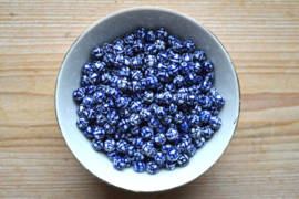Delfts blauw rond  met ‘vlecht' ca. 8 mm (per stuk)