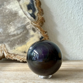 Regenboog Obsidiaan bol