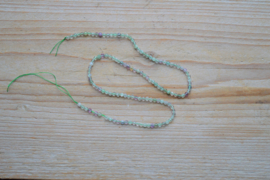 Regenbogen Fluorit facettierte runde Perlen ca. 3 mm (seedbeads)