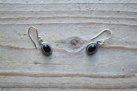 Sterling zilver Oorbellen met Onyx