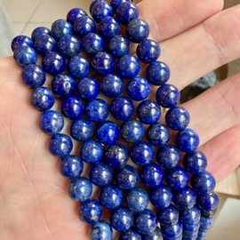 Lapis Lazuli ronde kralen 8 mm (bijgekleurd)