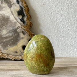Groene Opaal gepolijste sculptuur