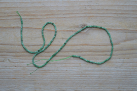 Smaragd gefacetteerde ronde kralen ca. 2,5 mm (seedbeads)