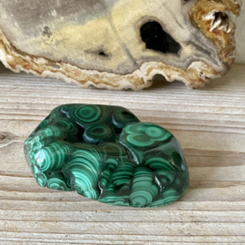 Malachiet gepolijste sculptuur