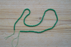Groene Onyx gefacetteerde ronde kralen ca. 3 mm (gekleurd)(seedbeads)