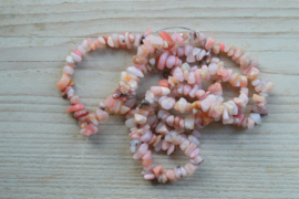 Streng Edelsteen Splitkralen Peruviaans roze Opaal